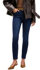 7 For All Mankind Women  s Jeans High Rise Ankle Skinny Slim Illusion Size 30 NWT