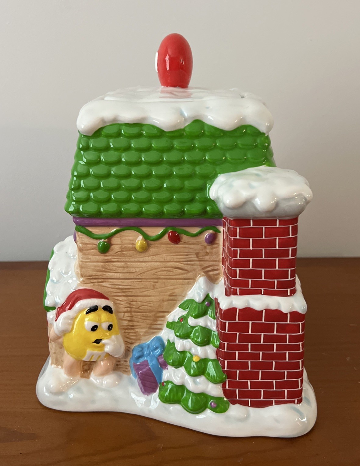 M&M Christmas Candy Shoppe Ceramic Candy Jar By Galerie