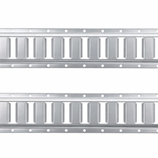 BoxerTool E Tracks Tie Down Rails - Galvanized Steel - E-Track Rails Heavy Duty