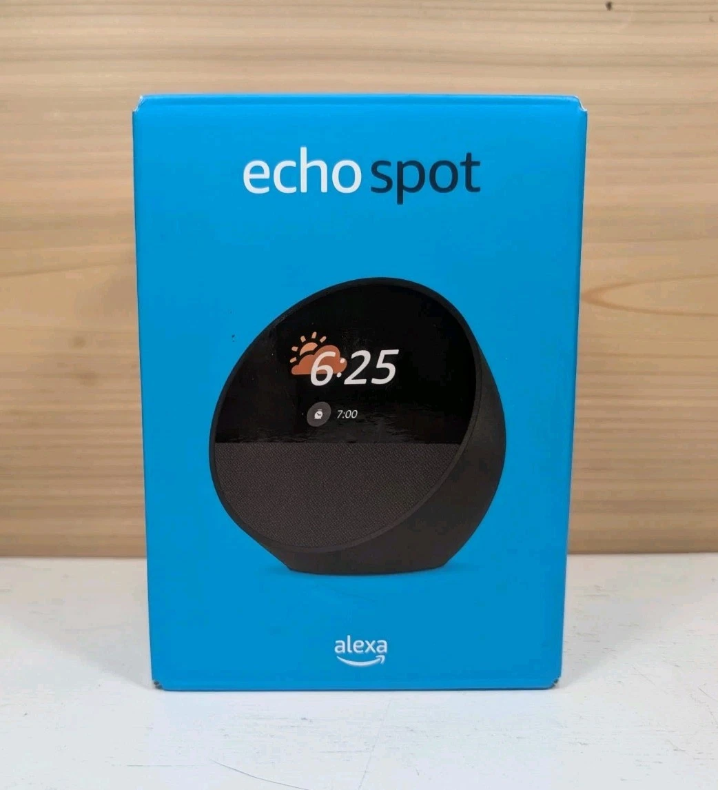 Amazon Echo Spot Alexa Black Smart Speakers for sale | eBay