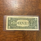 Birthday/Anniversary Note, 3/9/98 Fancy Serial Number  Dollar bill, I 00199893 A — photo 4