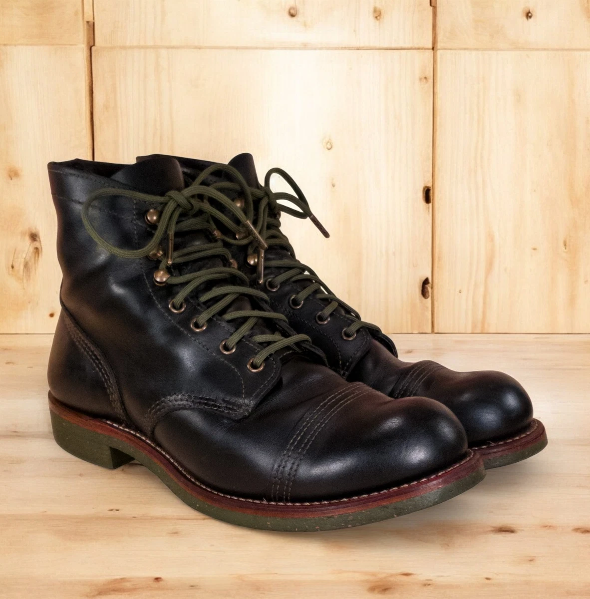 Red Wing Shoes Red Wing Iron Ranger Black Boots for Men for Sale