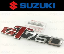 Genuine Suzuki Frame Cover Emblem GT750 (1973-1977)