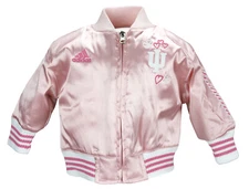Adidas NCAA Toddlers Indiana Hooisers Satin Cheer Jacket - Pink
