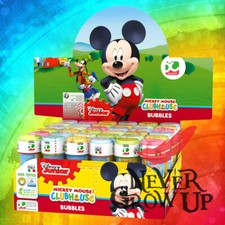 Mickey Mouse Club Boys Girls Bubble Blowing Tubs Childrens Party Bag Filler Toys