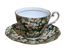 Peach Tree by Royal Standard Fine Bone China Made in England Cup and Saucer