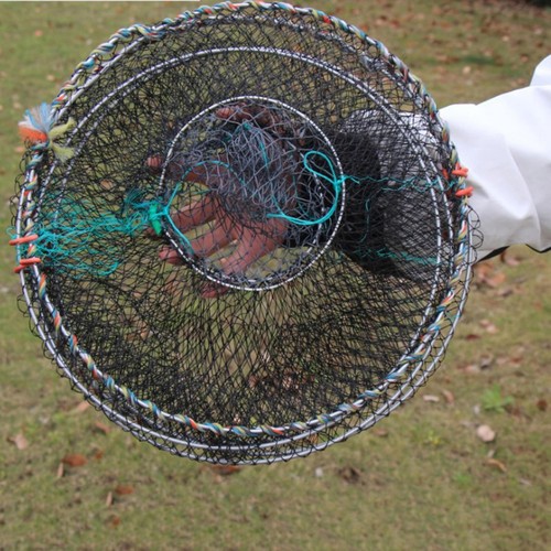 Crab Trap Bait Lobster Crawfish Shrimp Portable Folded Cast Net Collapsible Fish - Picture 11 of 12