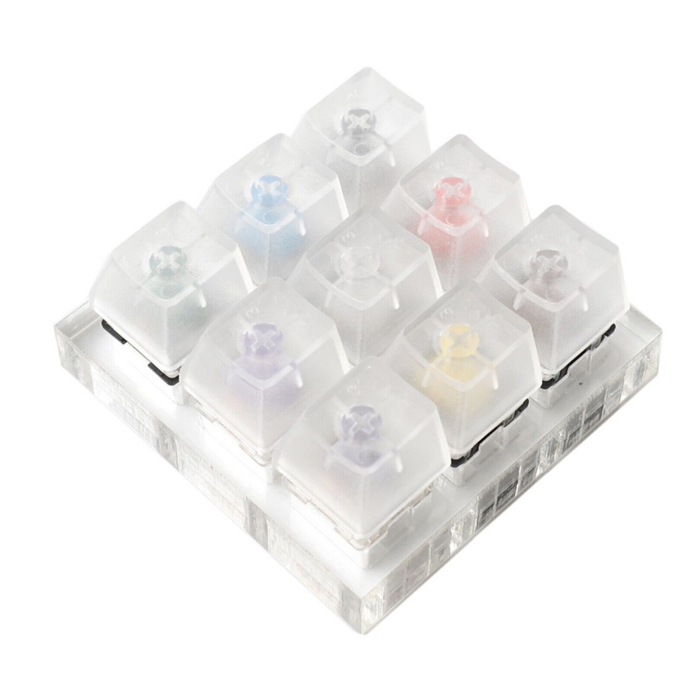 Mechanical Keyboard 9 Tester Sampler Keycap Compatible with Cherry MX Kailh Switches and Replacement Parts
