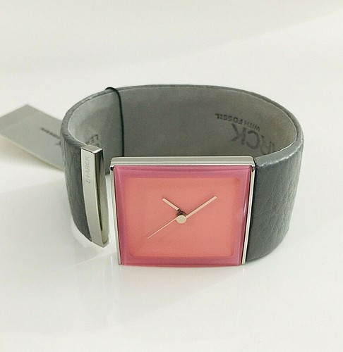 NUOVO CON ETICHETTE Philippe Starck Orologio Da Donna PORTELLONE POSTERIORE  DAL Fossil quadrante rosa grigio Braccialetto PH7001 | eBay