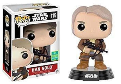 Funko Pop!  Star Wars - HAN SOLO (w/ Bowcaster) #115  Exclusive NIB