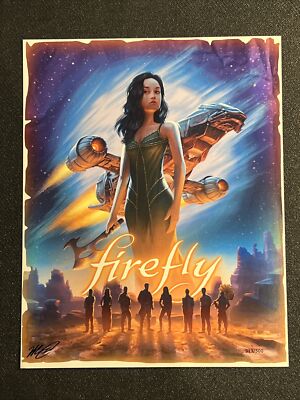 Firefly Art Print 8x10 Bam Box Limited Edition RARE Variant 313/500 - Matt Akins