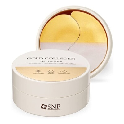 SNP Gold Collagen Dual Eye Patch Mask Sheet Hydrogel 60 Firming Anti-Aging