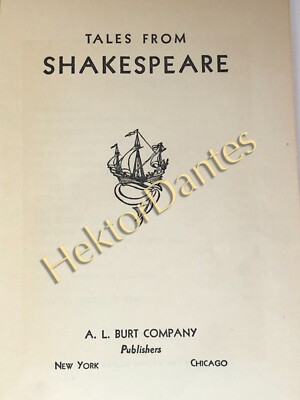 Tales from Shakespeare (1930s? Hardcover) | eBay