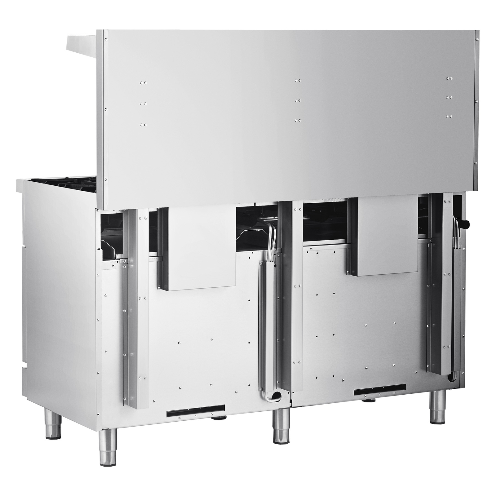 WILPREP 60" Liquid Propane Gas Range w Dual Oven 366000 BTU Capacity 10 Burner