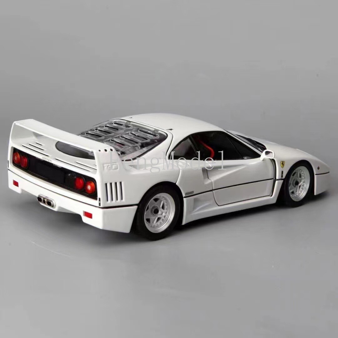 1:18 Scale KYOSHO Ferrari F40 Metal Diecast Model Car White