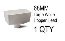 Polypipe 68mm Round Down Pipe Large Hopper Head RR140W