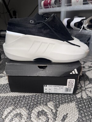 Size 10 - adidas Crazy IIInfinity Chalk