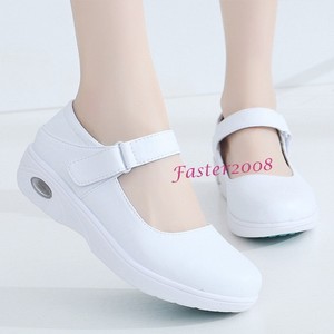 faux leather nursing shoes
