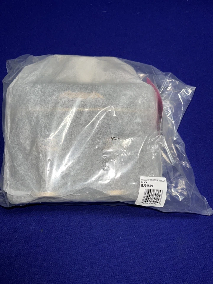 Betsey Johnson Kitsch House Of Spirits Black Spooky Bar Halloween Crossbody Bag - Image 2 of 4