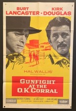 Gunfight at the O.K. Corral Movie Poster Burt Lancaster 1957 *Hollywood Posters*