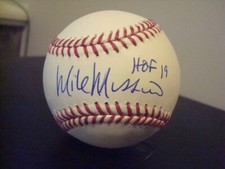 Mike Mussina AUTOGRAPHED OFFICIAL MAJOR LEAGUE BASEBALL SIGNED NEW YORK HOF