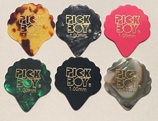 Pickboy -Ice Cream Cone Guitar Picks- Heavy Gauge In 6 Colors -Prototypes- Nice