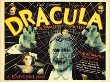 Dracula 1931 Horror Movie Bela Lugosi Poster Classic reprint wall art 12x15