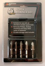 NEW WILMAR PERFORMANCE TOOL 5 PC SCREW EXTRAC...