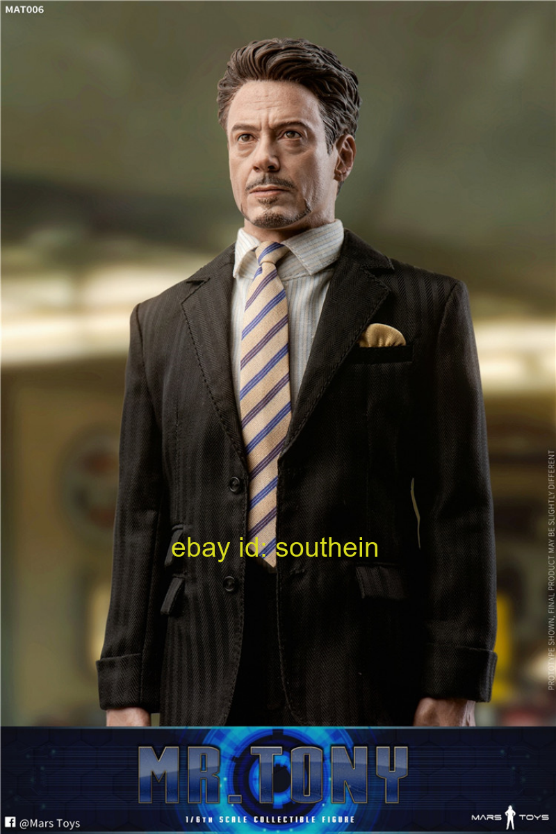 Mars Toys MAT006 1/6 Mr. Tony Stark Court Set Moving Doll Action