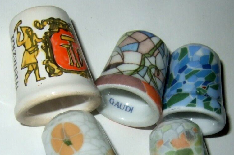 Gaudi Thimbles Ginori Thimble Barcelona Thimble Estate Find eBay