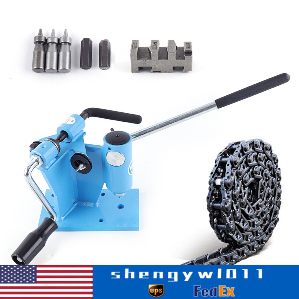 2in1 Chainsaw Bench Chain Breaker and Rivet Spinner Sharpener Tool Kit