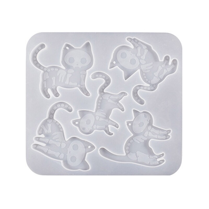 Resin Mold Unique Halloween Shape Epoxy Casting Mold Jewelry Making Craft