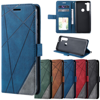 Hülle Für Motorola G8 G9 Power G85 G04 G53 Leder Flip Case Schutz Tasche Cover