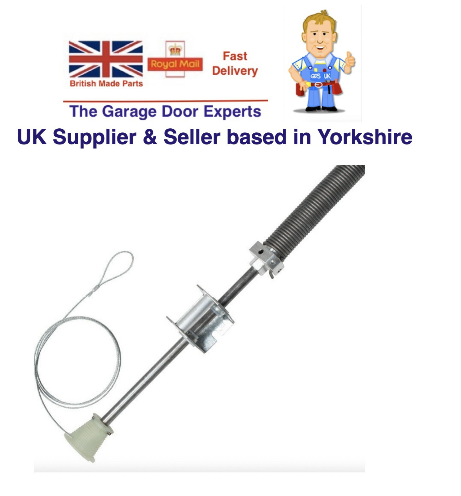 Henderson Overhead Main Spring Garage Door Canopy Assembly fits Birtley