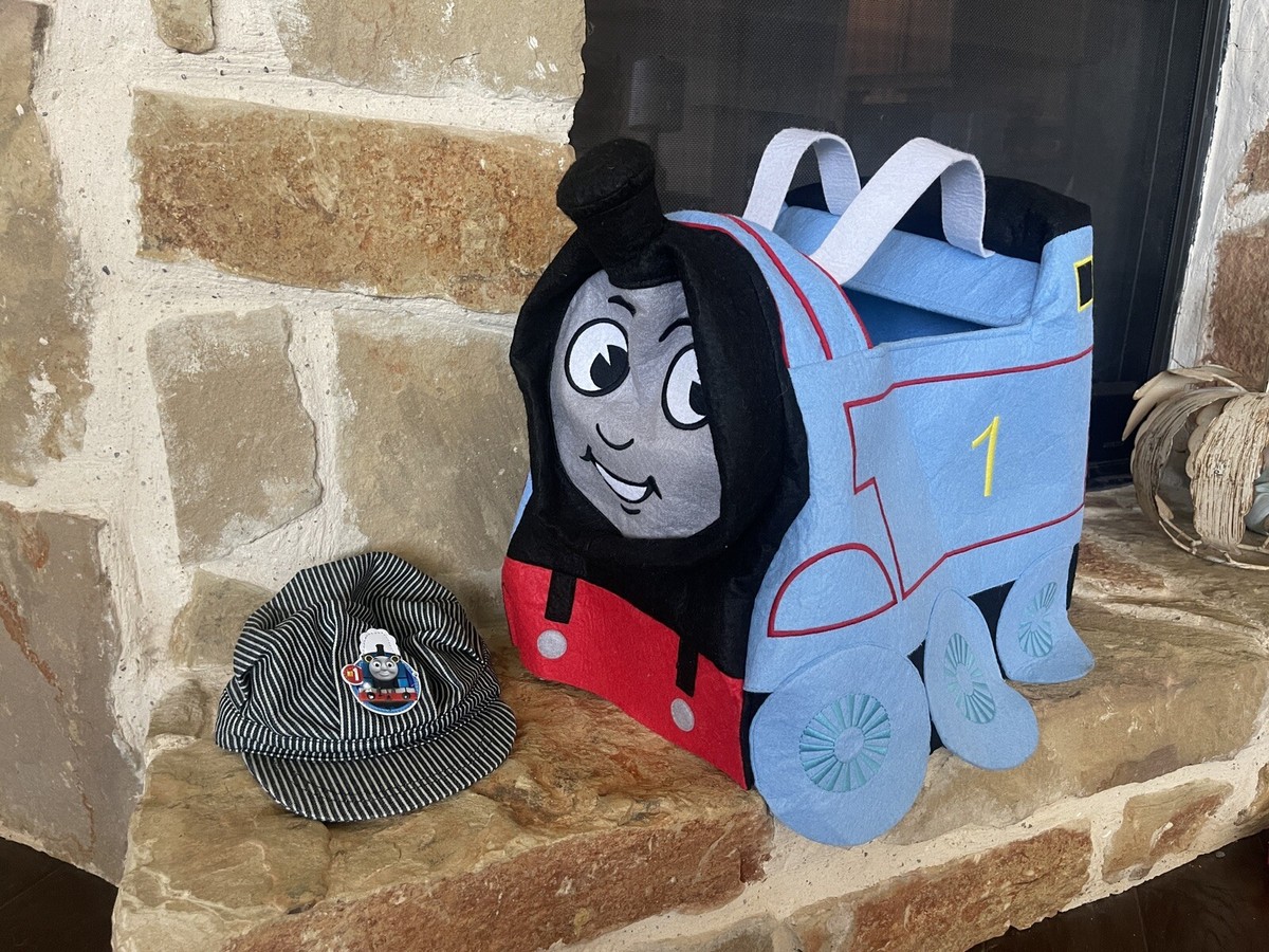POTTERY BARN Kids Toddler THOMAS Engine #1 TRAIN 3D Costume sz 3T