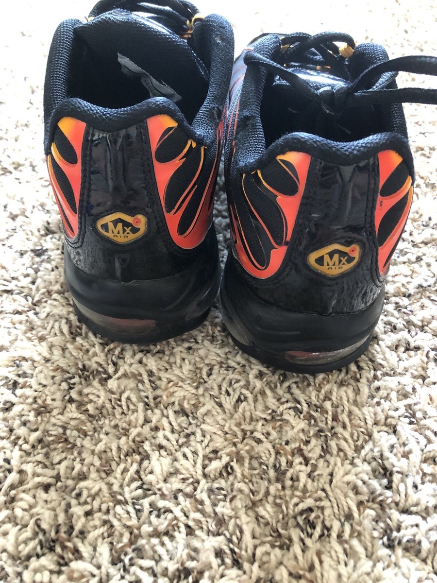 Nike Air Max 97 Plus Black Engine Orange Rise AH8144-002 Sz  display picture 3