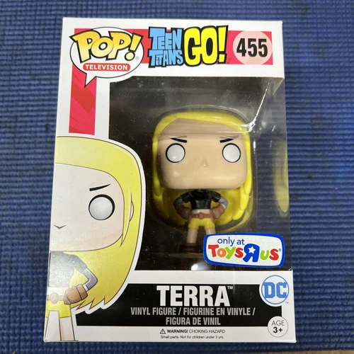 S24- Teen Titans Go! Terra #455 Funko Pop! Toys R Us Excl! New In Box