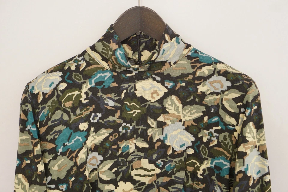 女士 Missoni 绿色衬衫花卉意大利制造 L D38 IT44 US10 FR42 GB12 XMX944 — 第 2/4 张图片