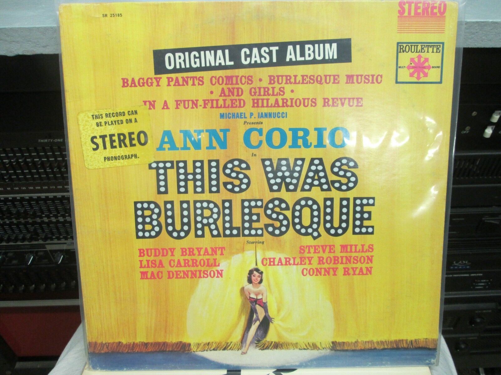 Ann Corio - This Was Burlesque - Original Cast LP Roulette Record ST SR 25185