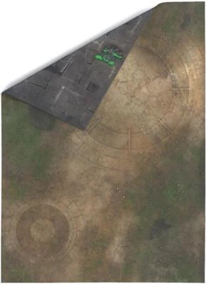 GAME MAT.EU 6'x4' -Double Sided G-Mat Battle Mat: Chem Zone and Lost World - Gamemat.eu