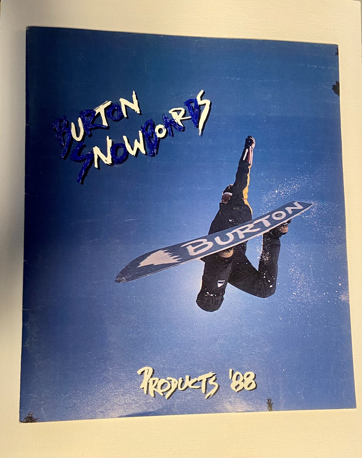 Vintage 1988 Burton Snowboard  Brochure Catalog Rare