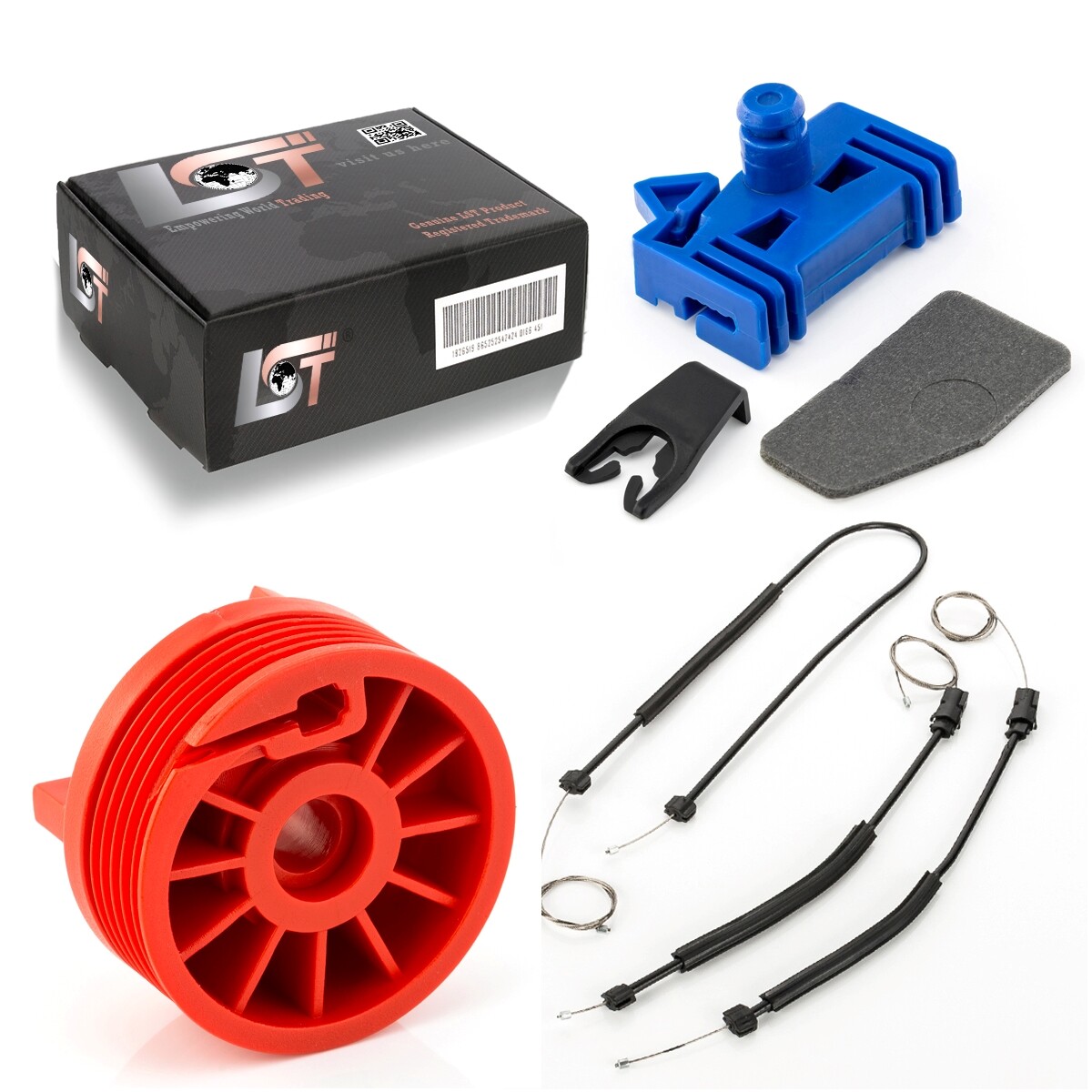 Window Lifter Repair Kit Repair Set VR for OPEL TIGRA B TWINTOP ROADSTER