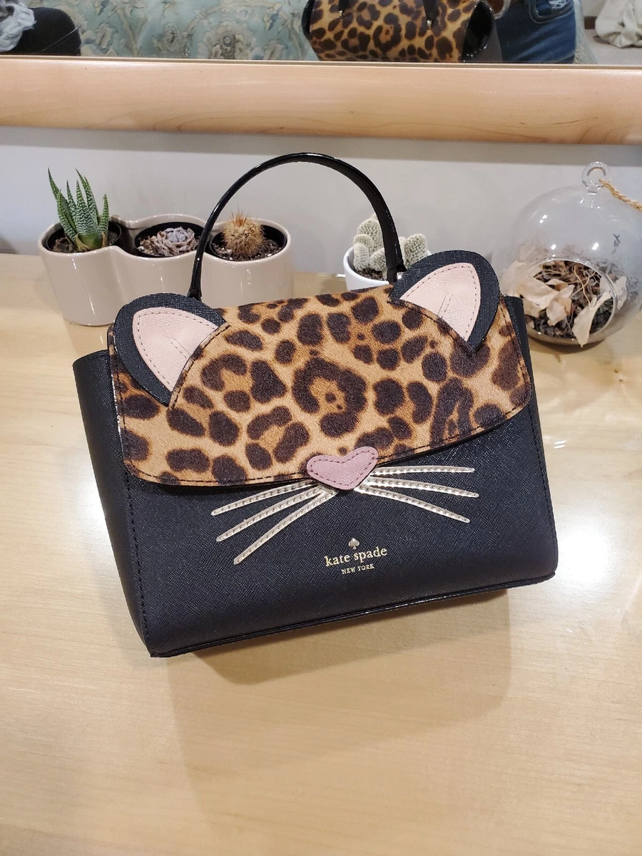 Kate spade leopard handbag hot sale