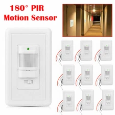 10PACK Automatic PIR Occupancy Motion Sensor Light Switch Auto On/Off Infrared