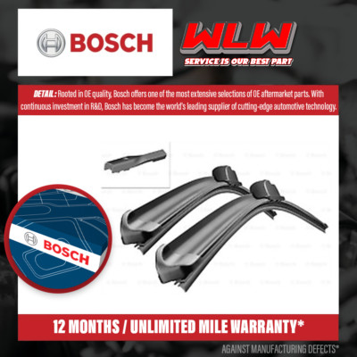 2x Wiper Blades (Pair) Flat Aero type A298S 3397007298 Bosch Aerotwin 600/500mm