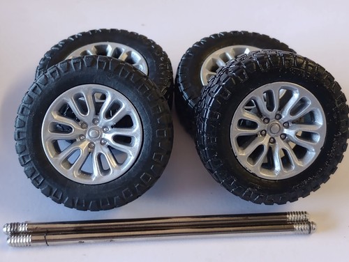 MOTORMAX 1/24 SCALE WHEELS & TIRES FOR 2019 DODGE RAM 1500 CREW CAB LARAMIE - Picture 3 of 11