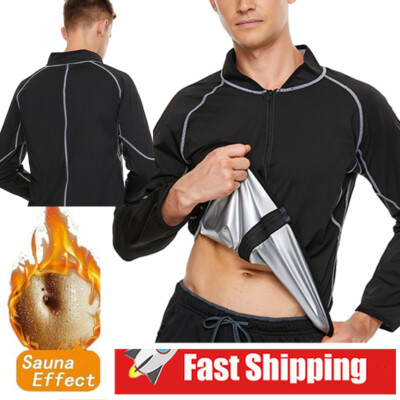 Chaleco De Sauna Para Hombre Chaleco De Sudor Que El Calor Chaleco Deportivo Para Hombre Ropa Interior Termica Negro Yuyangstore Chaleco De Sauna De Fitness