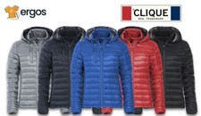 CLIQUE Giubbotto HUDSON LADIES da Donna Invernale Piumino Imbottito cn Cappuccio