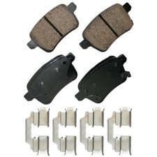 Disc Brake Pad Set-Euro Ultra Premium Ceramic Pads Akebono fits 2014 Fiat 500L