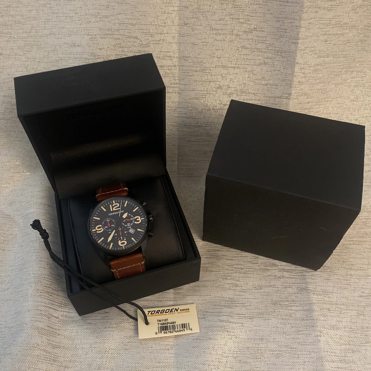 Torgoen T16 Stainless Steel Case Men s Chronograph Watch TN